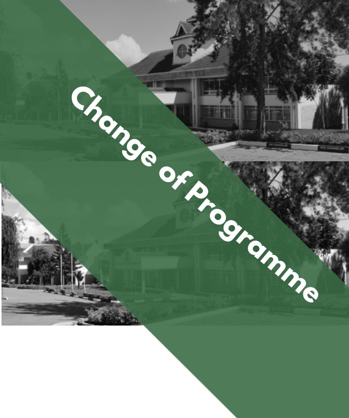 Notice for Change of Programme
