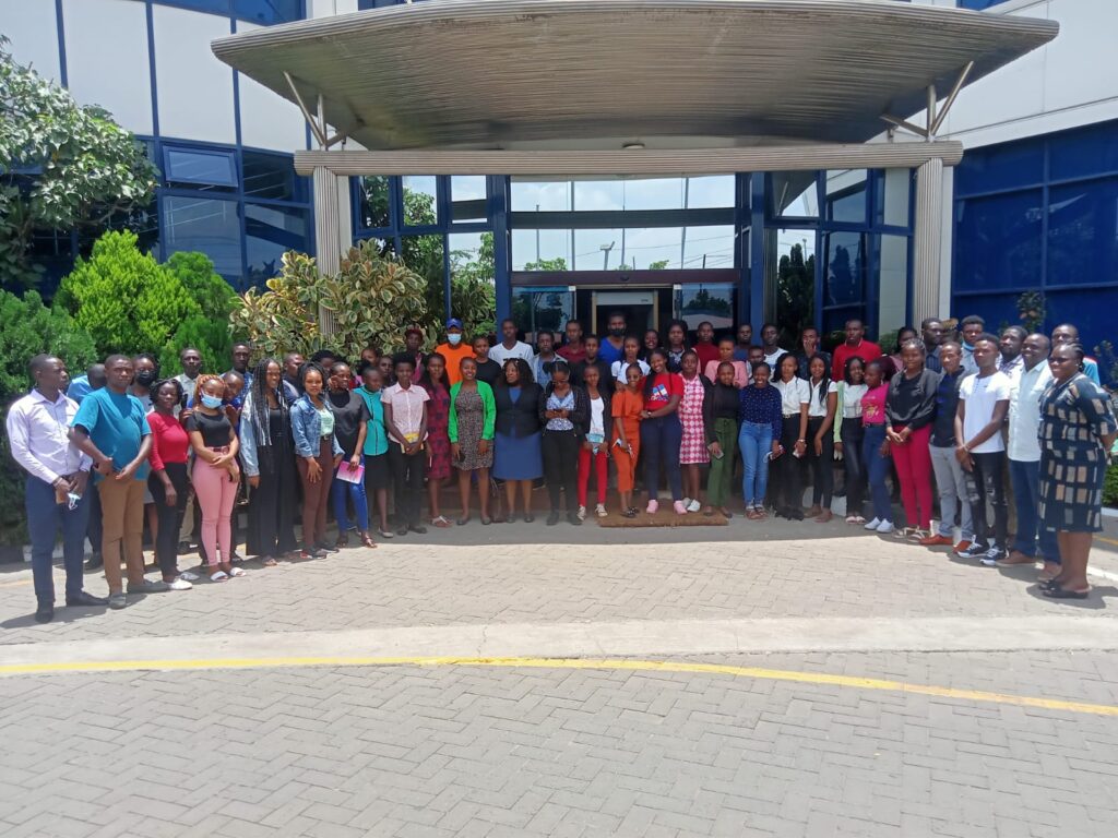 BSC. INFORMATION SCIENCE STUDENTS ON INDUSTRIAL VISIT