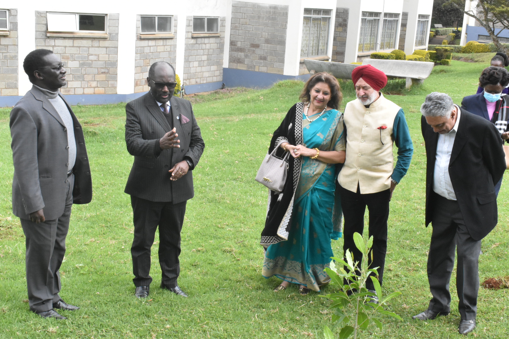 The Vice Chancellor Hosts Guests From Desh Bhagat University, India