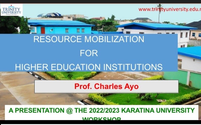 THE A-Z of Resource Mobilization for Higher Education Institutions